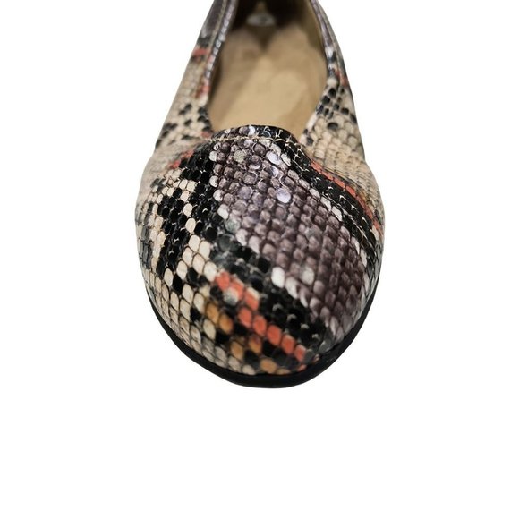 Naturalizer Vivienne Ballet Flat Woman's Sze 7 Snake Print Synthetic - Picture 3 of 9